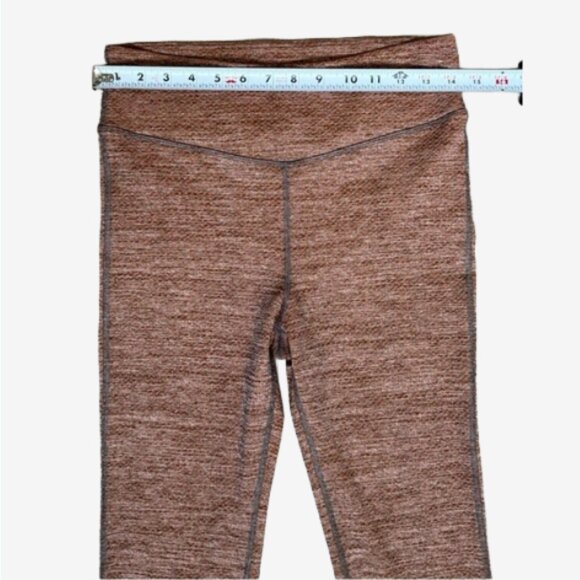 Free People Movement Good Karma Flare Crop Leggings Rare Copper Color Size M - Picture 9 of 12